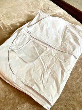 Wedding dress Garment Storage Bag with Clear Pocket